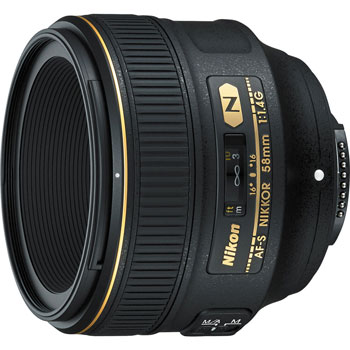 尼康AF-S 58mm f/1.4G镜头